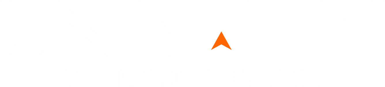 Univativ Technologies Pvt. Ltd. White Logo